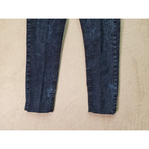 Imperial Star Jegging Jeans Girls Size 14 Blue Denim Cotton Beaded Straight Leg‎ - Picture 3 of 8